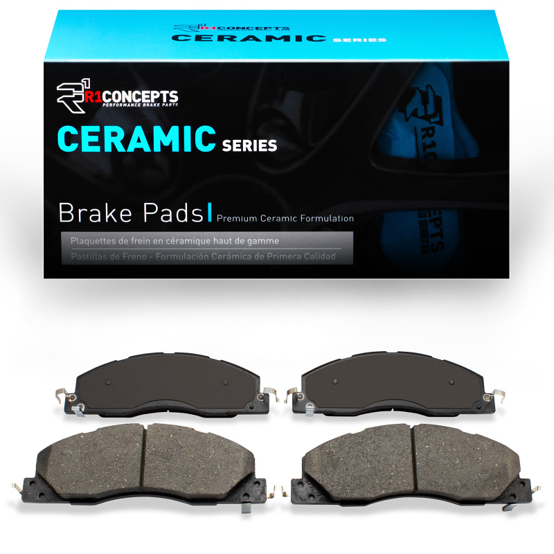Ram 3500 Brake Pads - Front - R1 Concepts - Ceramic - `09-`18